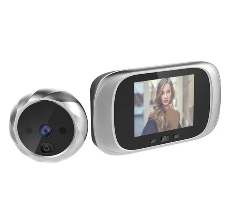 Peephole door bell viewer video intercom camera