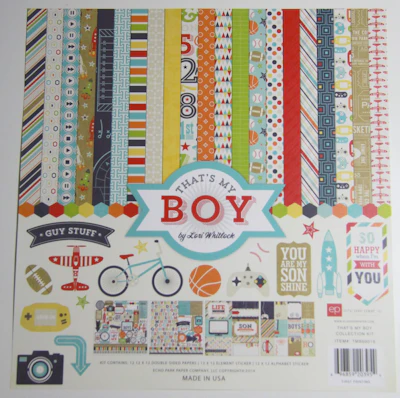 Scrapbook - Set "That´s my Boy"