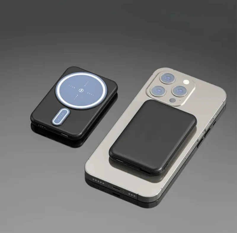  Power bank magnetic for iphone with magnetic base|