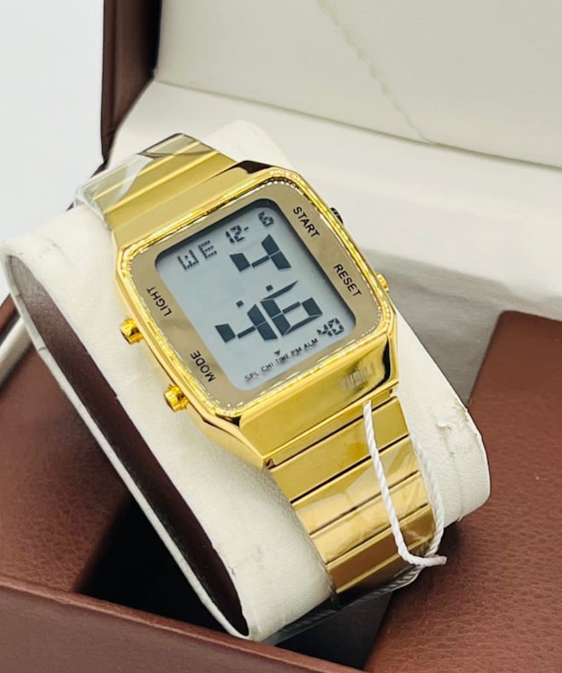 Digital Gold Watch 