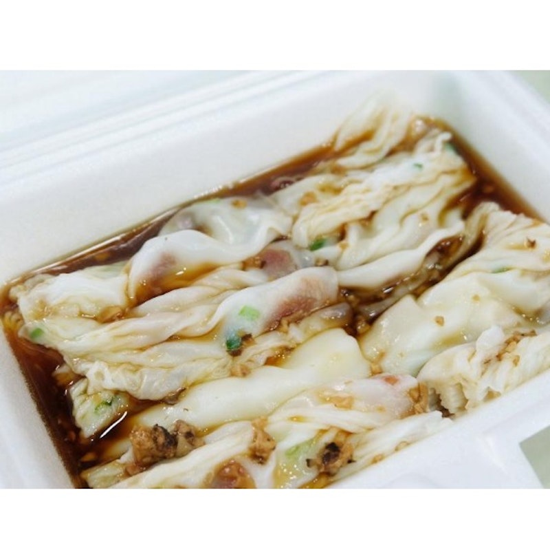 Steamed Rice Roll with pork meat (信託台山小食)