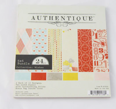 Authentique™ Scrapbook - Block "Wishes"