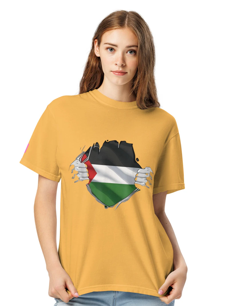 Palestinian flag symbol t-shirt 