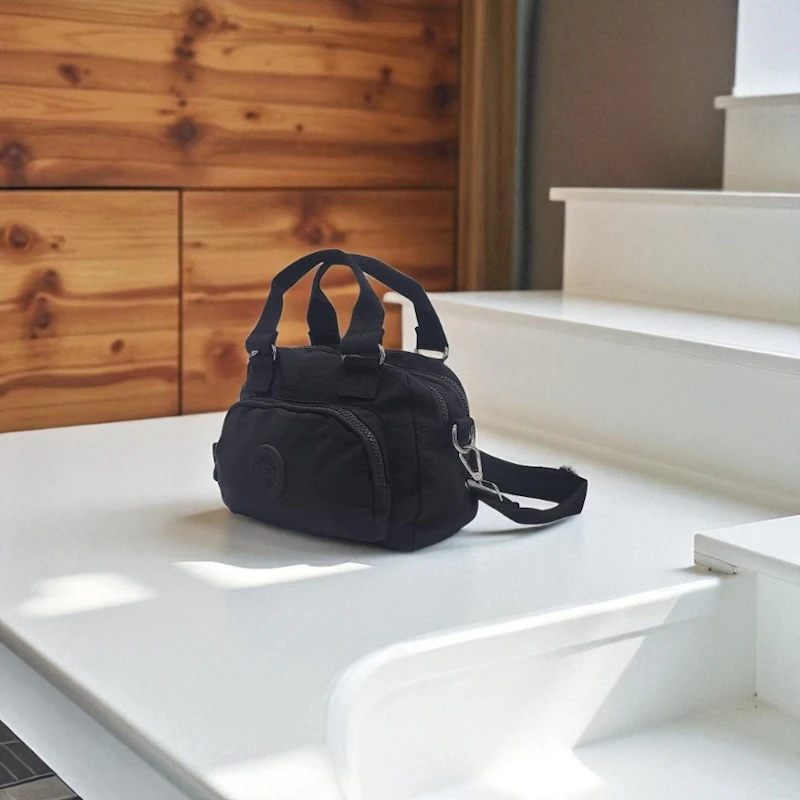 CRINKLE Compact Utility Hand Bag 