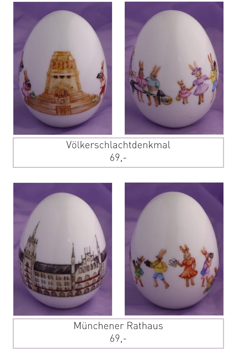 Kleine Standeier - verschiedene Motive