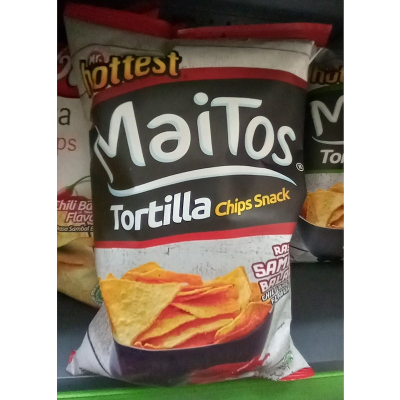 Maitos tortilla chips Chili flavor (Namaste)