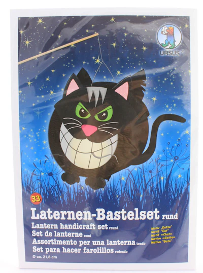 Laternen - Bastelset "Katze"