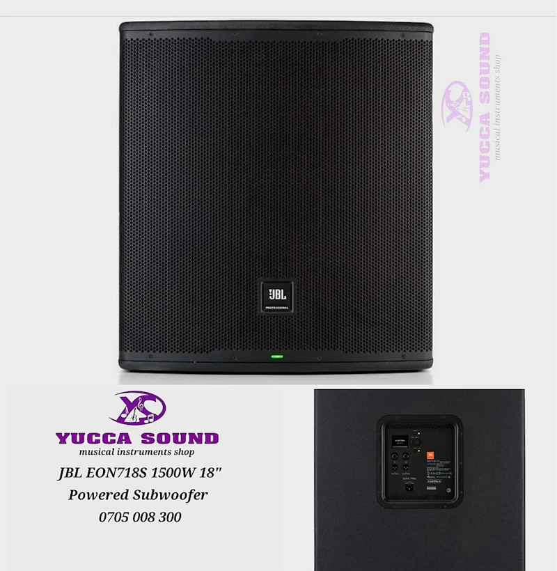 JBL EON718S 1500W 18" Powered Subwoofer with Bluetooth Control and DSP