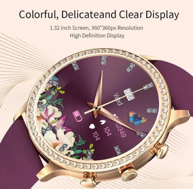 AMOLED smart watch bracelet for women
