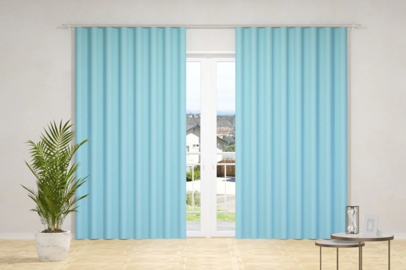 Curtain fabrics - SUNOUT, (back side of fabrics woven in white color), in 85 colors, width - 1,50 m.)