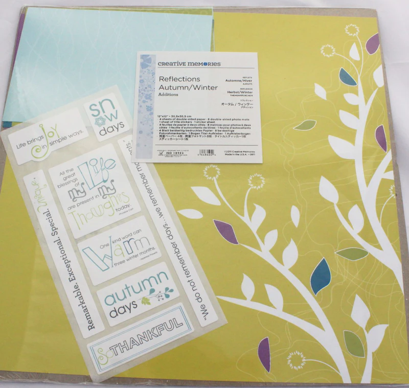 Creative Memories™ Themenpäckchen "Reflections Autumn/Winter"