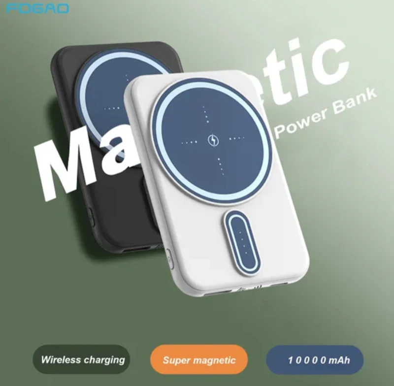  Power bank magnetic for iphone with magnetic base|