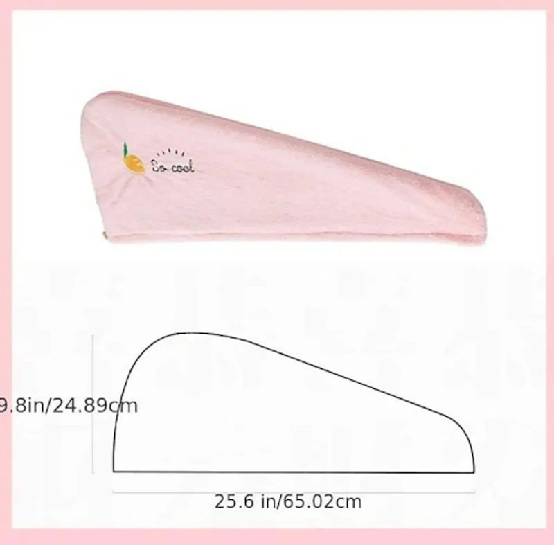 Quick drying hair towel