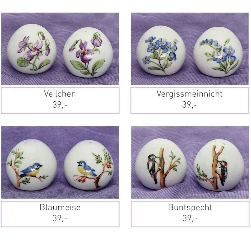 Kleine Salz- und Pfefferstreuer