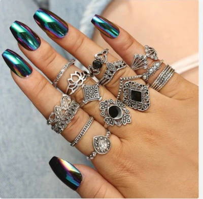 Knuckle rings for ladies