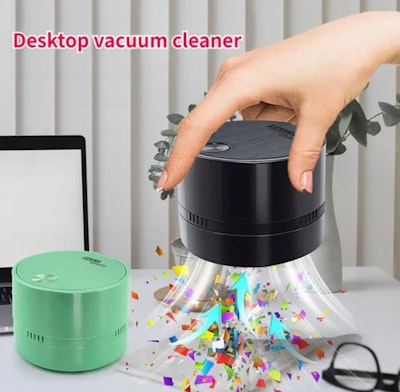 Portable desktop mini vacuum cleaner