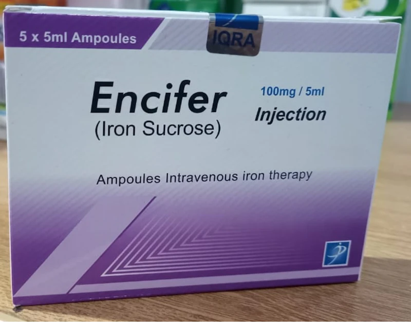 Encifer (Iron Sucrose) injections