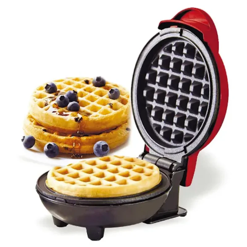 Mini Waffle Maker Breakfast Machine Non Stick Easy Clean