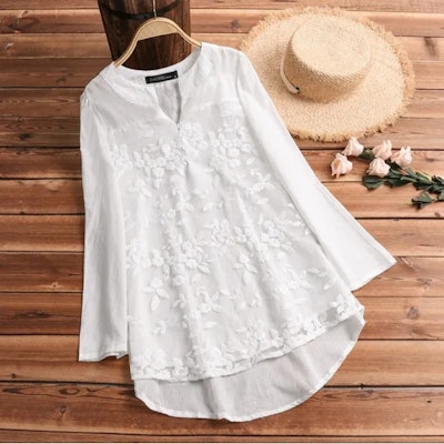 White button down shirt outfit