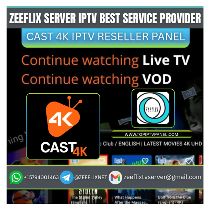 CAST 4K IPTV SUBSCRIPTION 