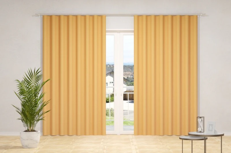 Curtain fabrics - SUNOUT, (back side of fabrics woven in white color), in 85 colors, width - 1,50 m.)