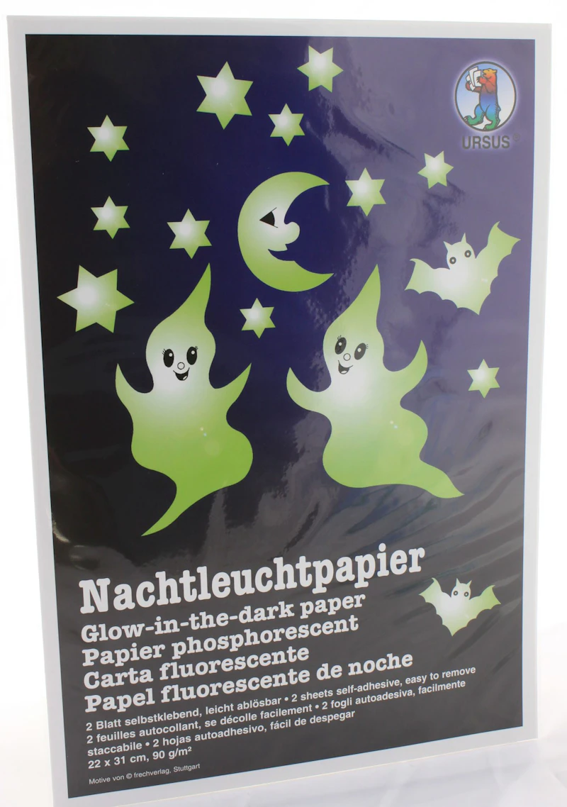 Nachtleuchtpapier, selbstklebend
