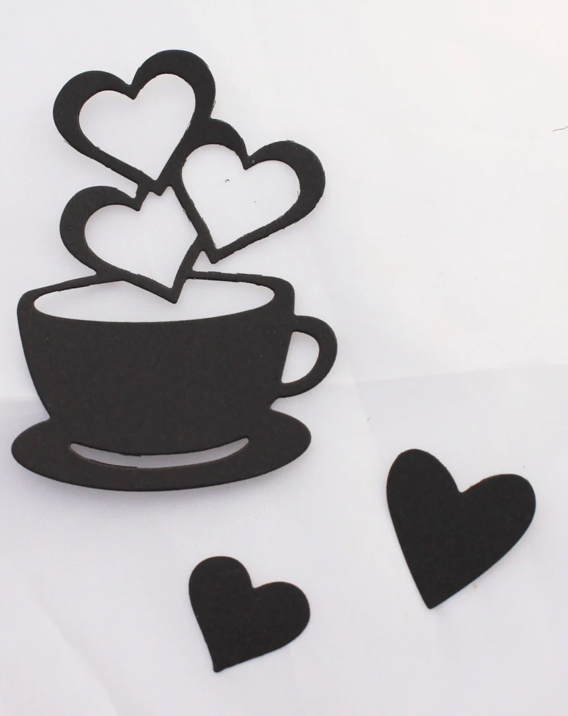 Die Cut - Schablone "Coffee Love"