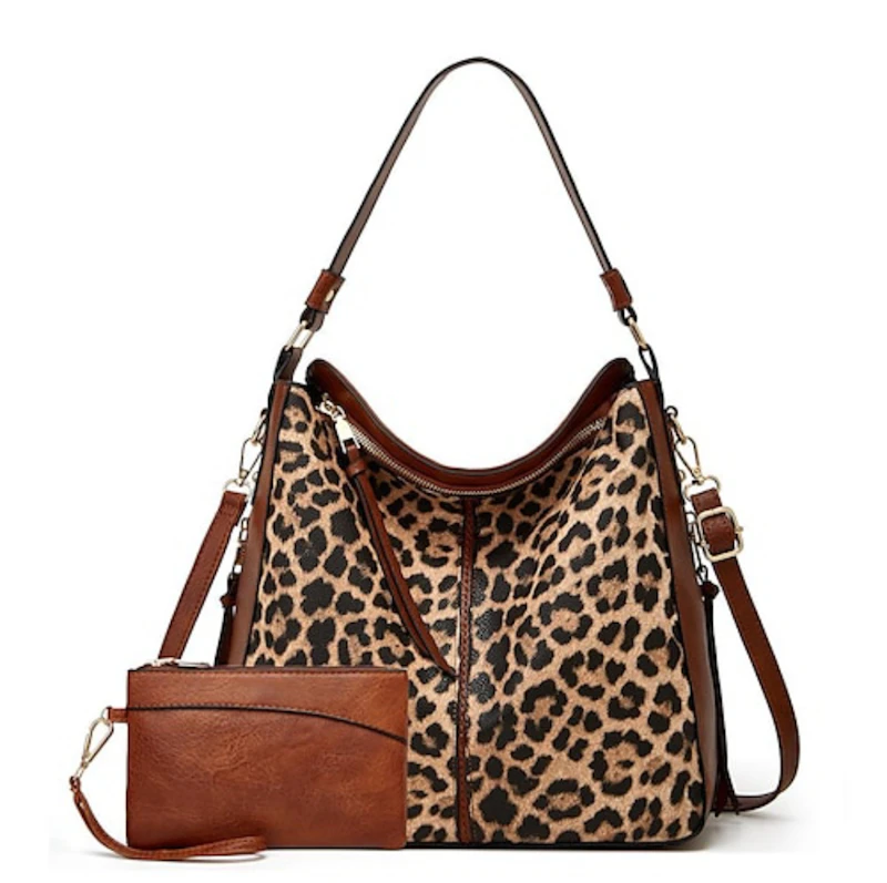 Large capacity printed handbag for women