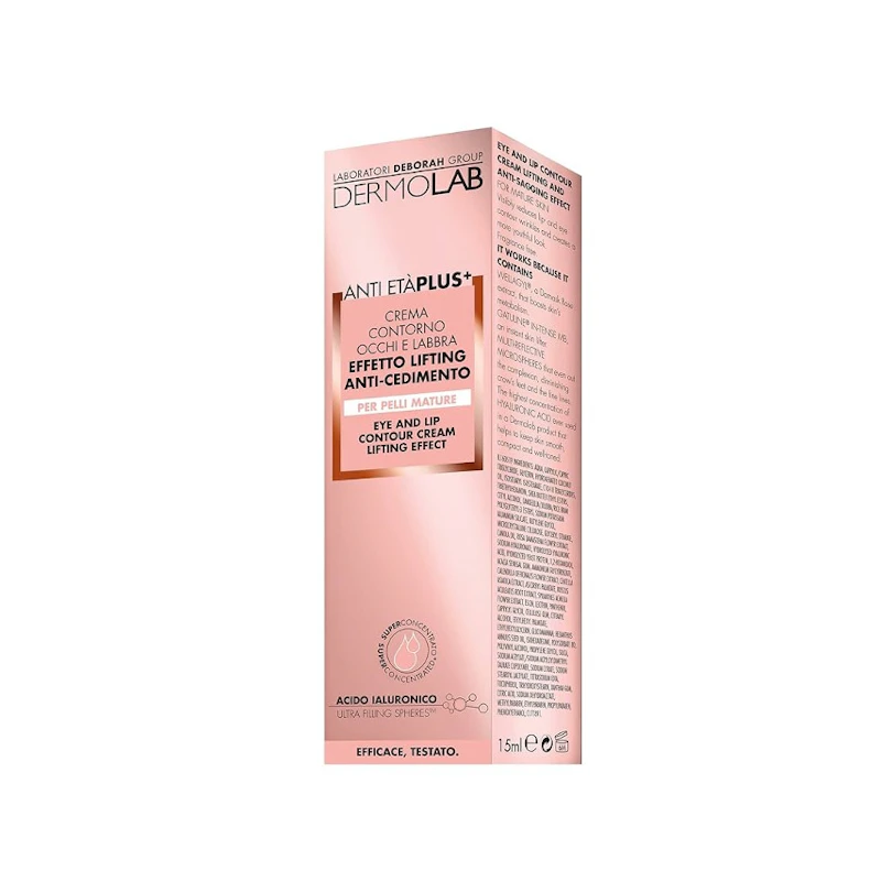 Dermolab Anti Età Plus Crema Contorno Occhi e Labbra 15ml