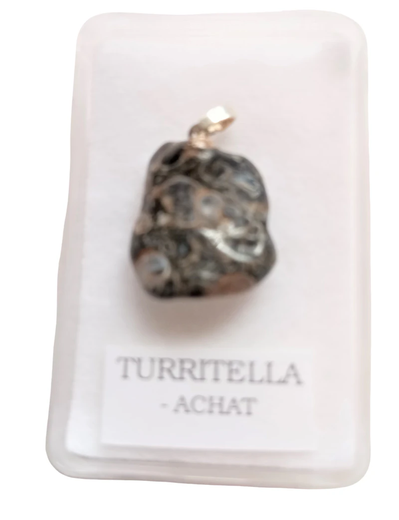 Edelsteinanhänger Turitella Achat