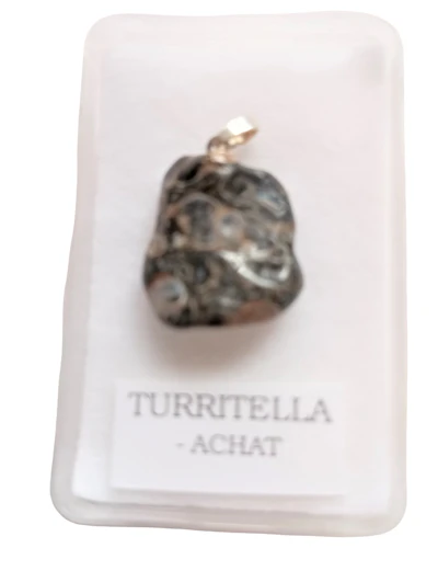 Edelsteinanhänger Turitella Achat