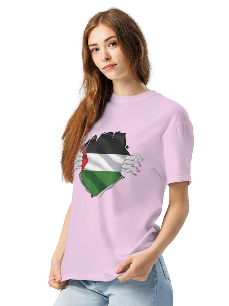 Palestinian flag symbol t-shirt 
