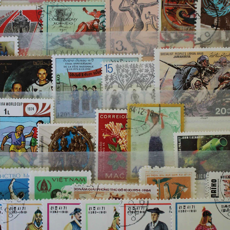 Robbert´s Briefmarken Posten Ausland gestempelt, Skt 57