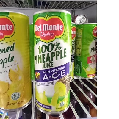 Del Monte pineapple juice drink with vitamins (Yoyo Mart)