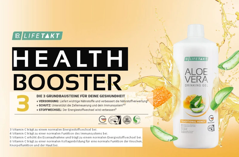 LR Aloe Vera Drinking Gel Traditionell mit Honig