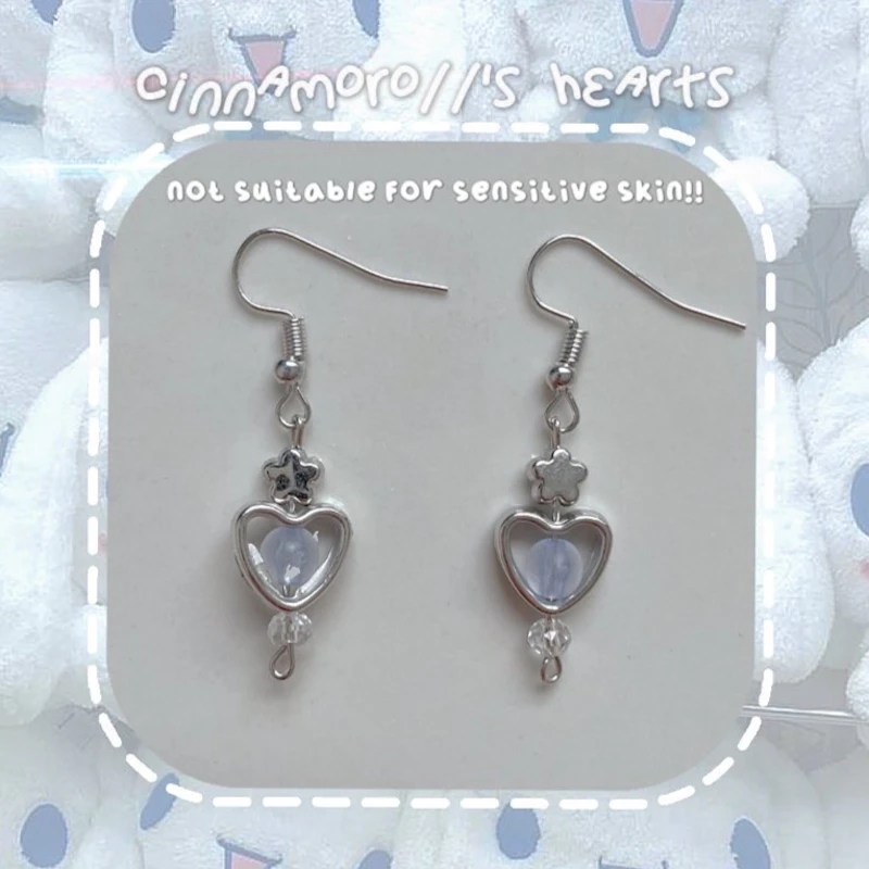 cinnamoroll hearts earring