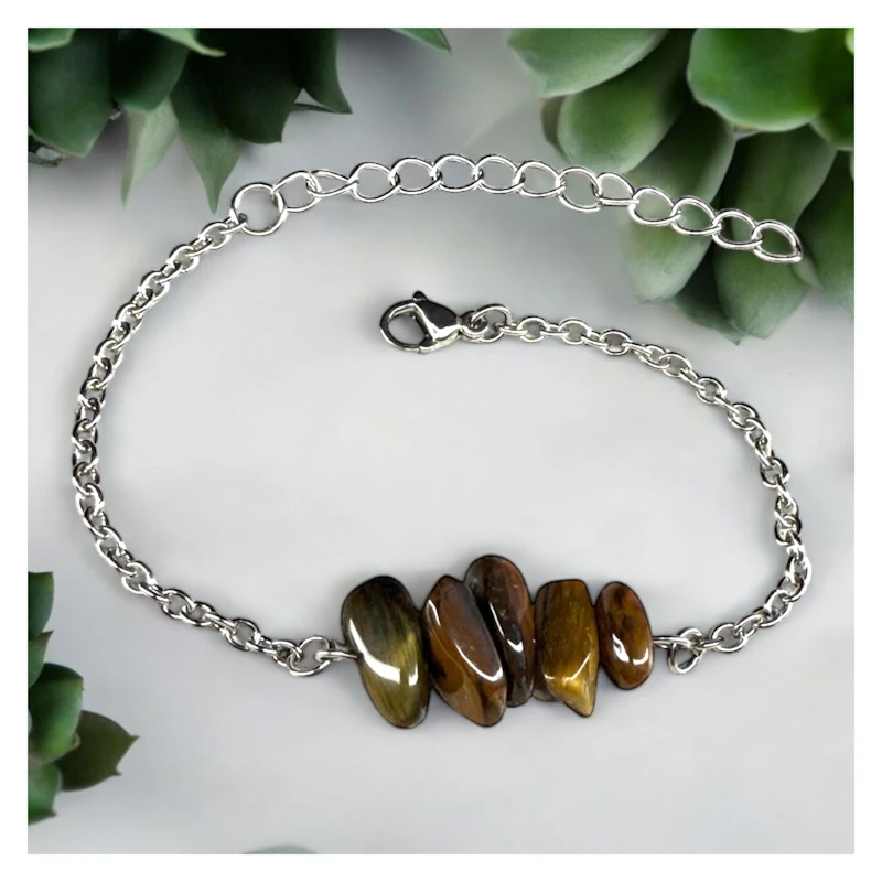 Armkettchen "Liara" mit Tigerauge