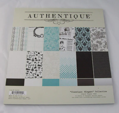 Authentique™ Scrapbook-Block "Elegant"