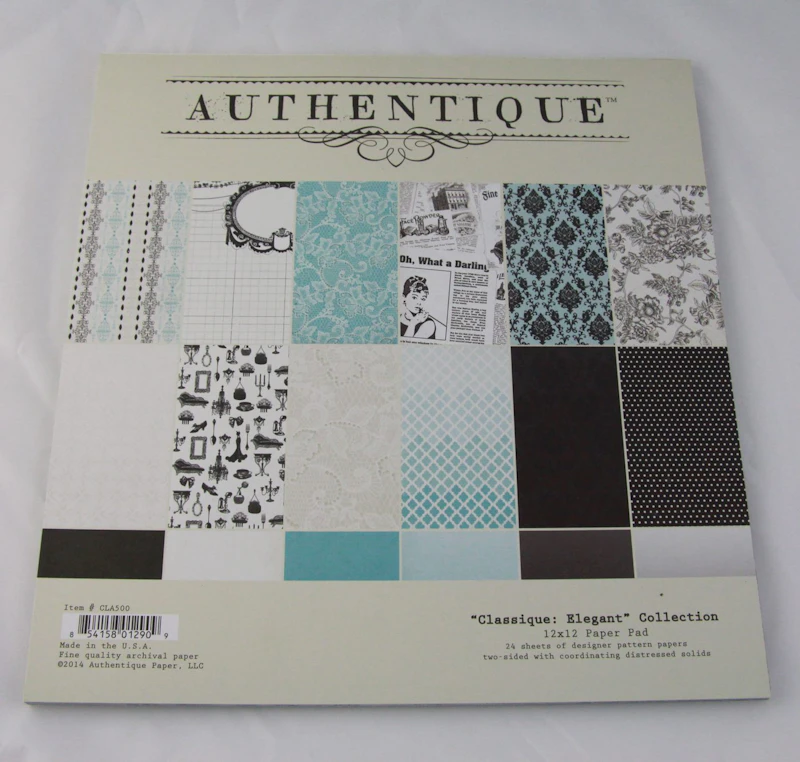 Authentique™ Scrapbook-Block "Elegant"