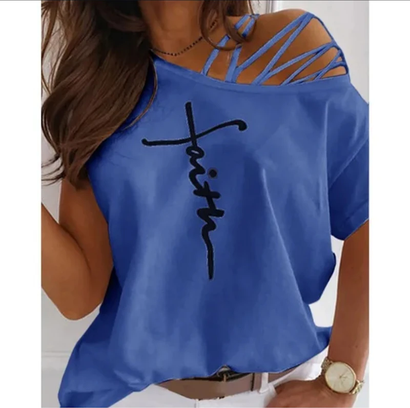 Women short sleeve summer t shirt