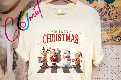 Merry Xmas Unisex Customised T-shirt