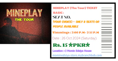TICKET THE TOUR (MINEPLAY)