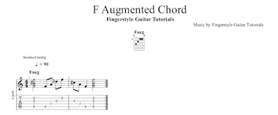F Augmented Chord | TABS & Sheet Music
