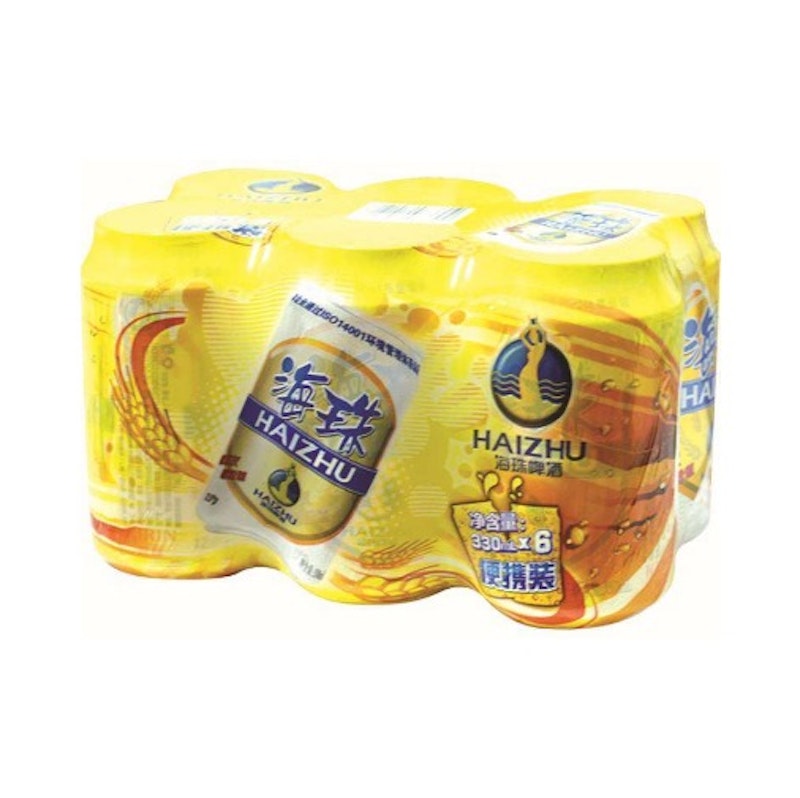 HaiZhu Beer 330ml 6 cans (San Mui)