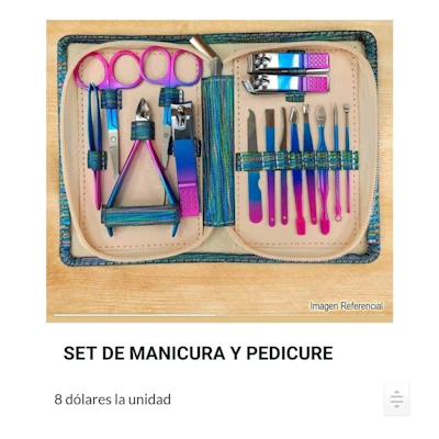 Set de manicura y pedicure