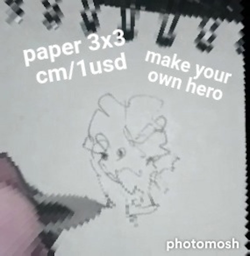 PAPERS CUT SOURCE DRAW 3X3 CM