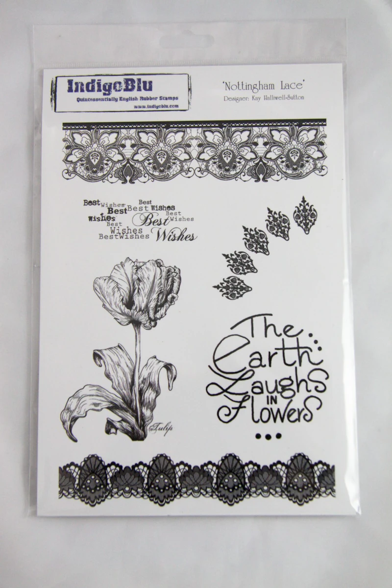 Indigo Blu A5 Stempelset "Nottingham Lace"