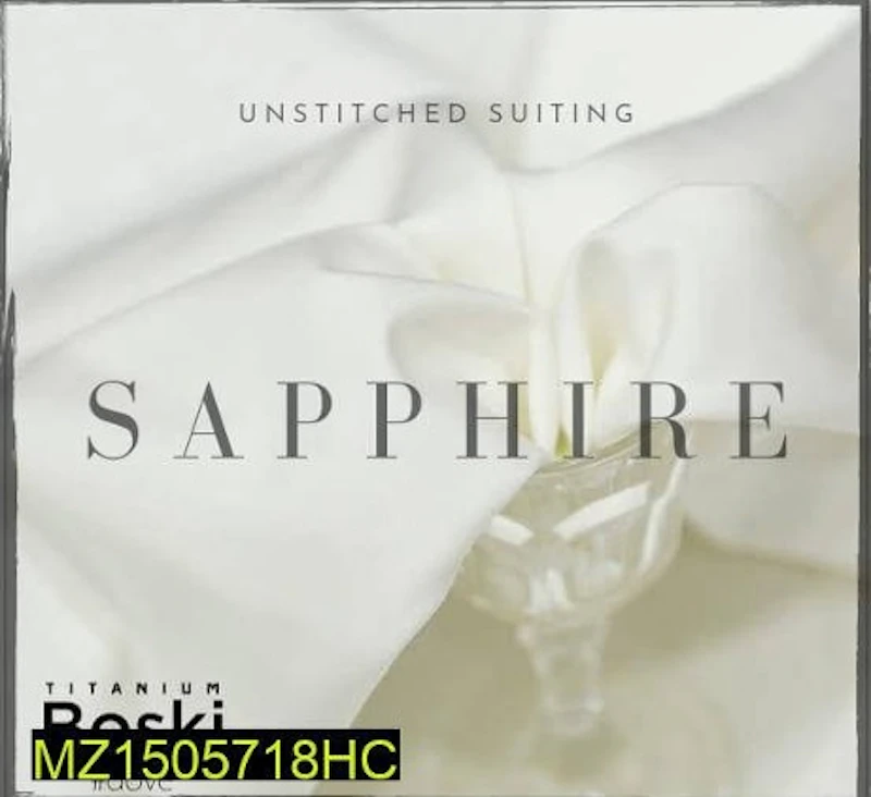 Sapphire Boski Unstitched Suit for Men