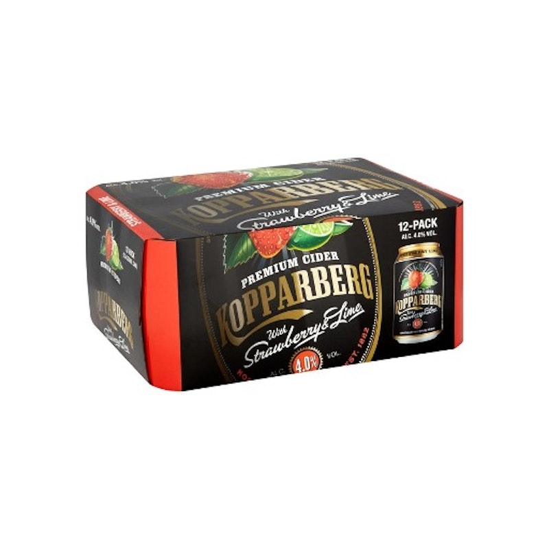 Kopparberg Strawberry & Lime Cider Cans 12 x 330ml