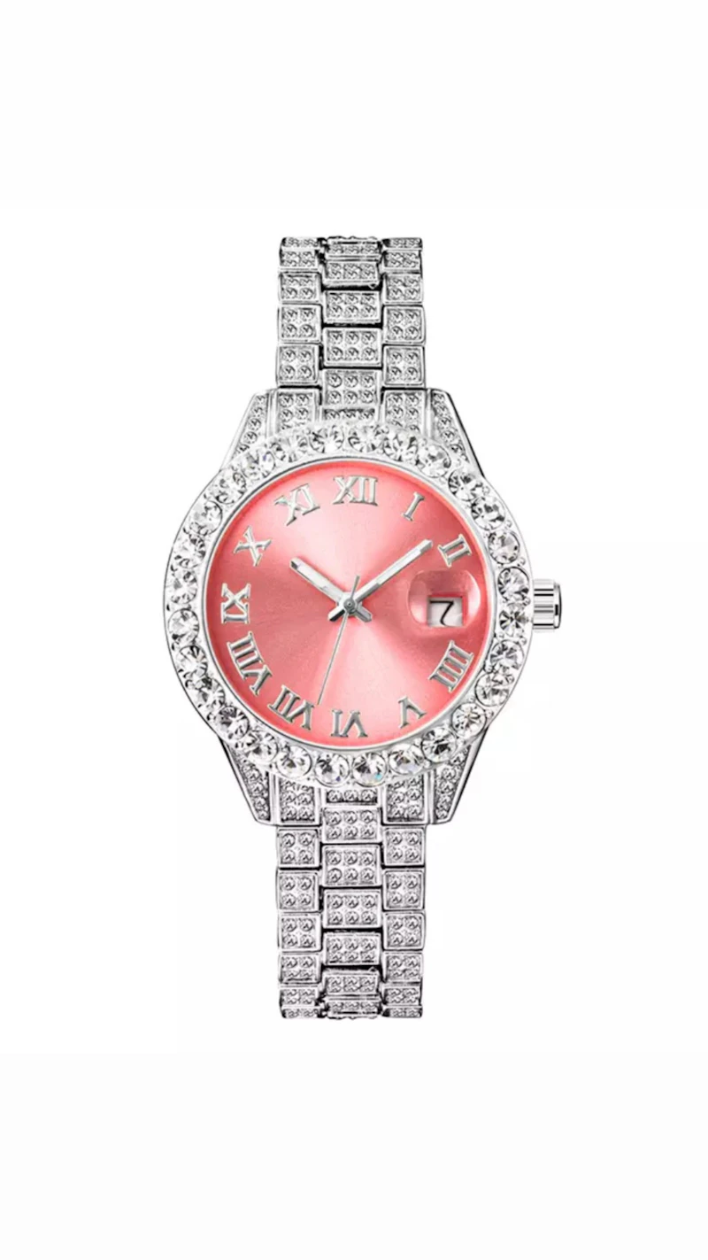 Pink face bling watch (pre order)